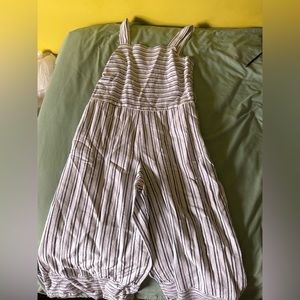 Striped jumpsuit